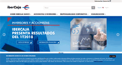 Desktop Screenshot of ibercaja.com