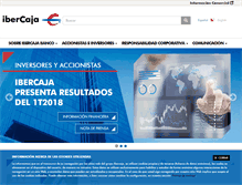 Tablet Screenshot of ibercaja.com